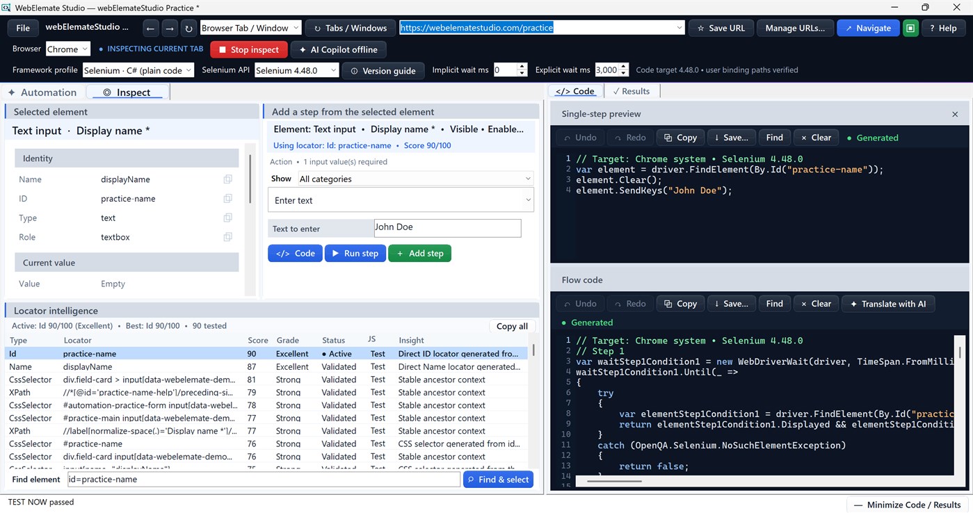 #2. WebElemate Studio (Windows) De: Dhaval Parikh