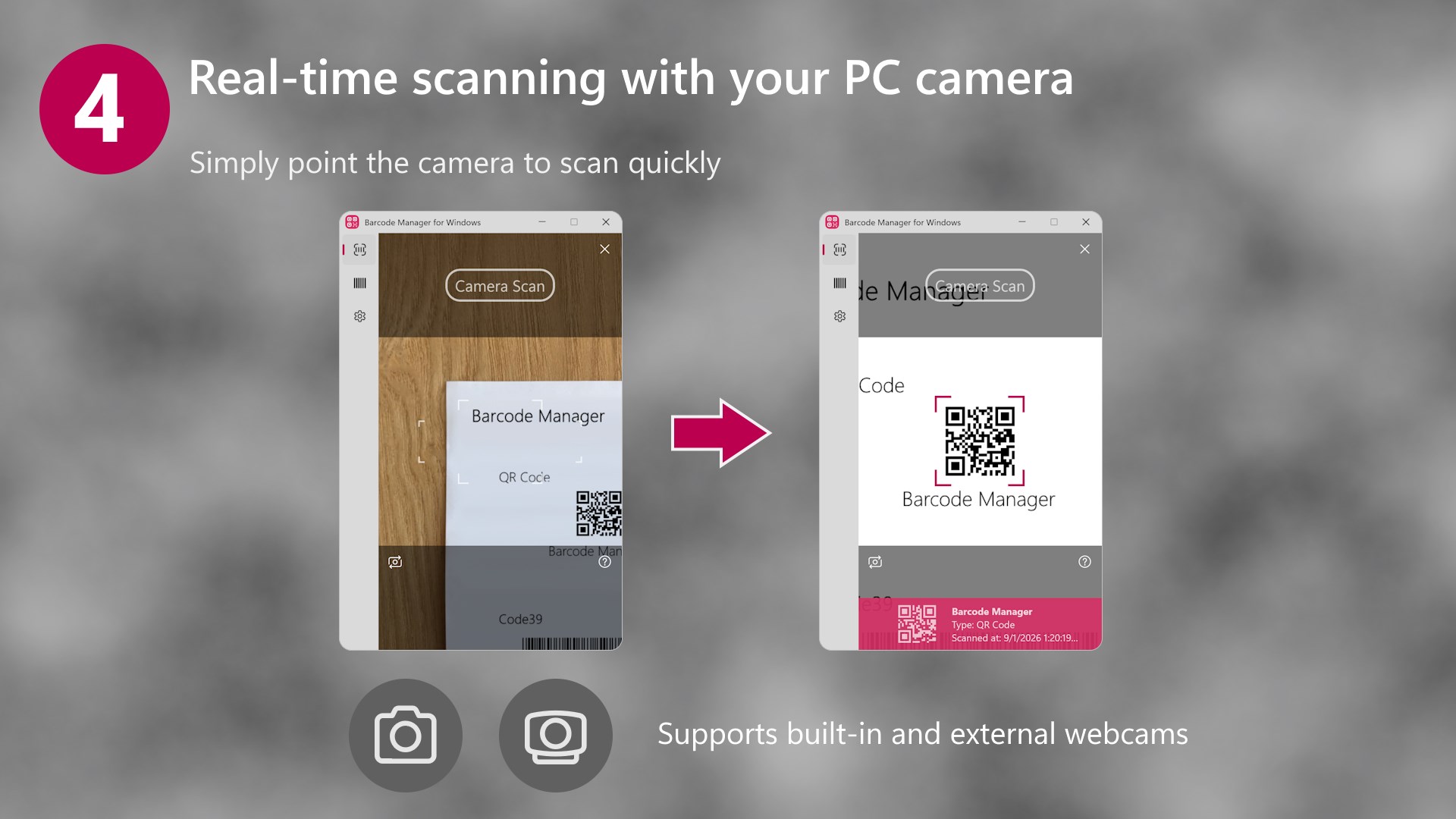 Barcode Manager for Windows screenshot