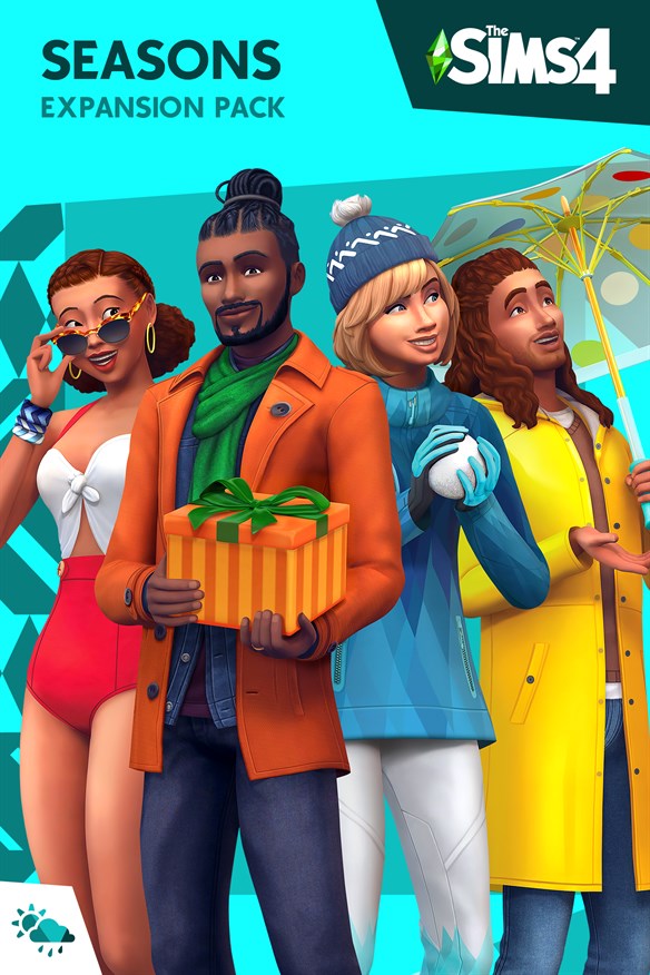 The Sims 4 Seasons Xbox Series X|S and Xbox One cover art