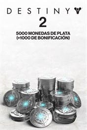 5000 (+1000 de bonificación) de Plata de Destiny 2 (PC)