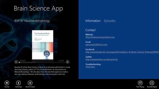 Brain Science App screenshot 2