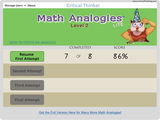 Math Analogies™ Level 2 (Free) screenshot 4