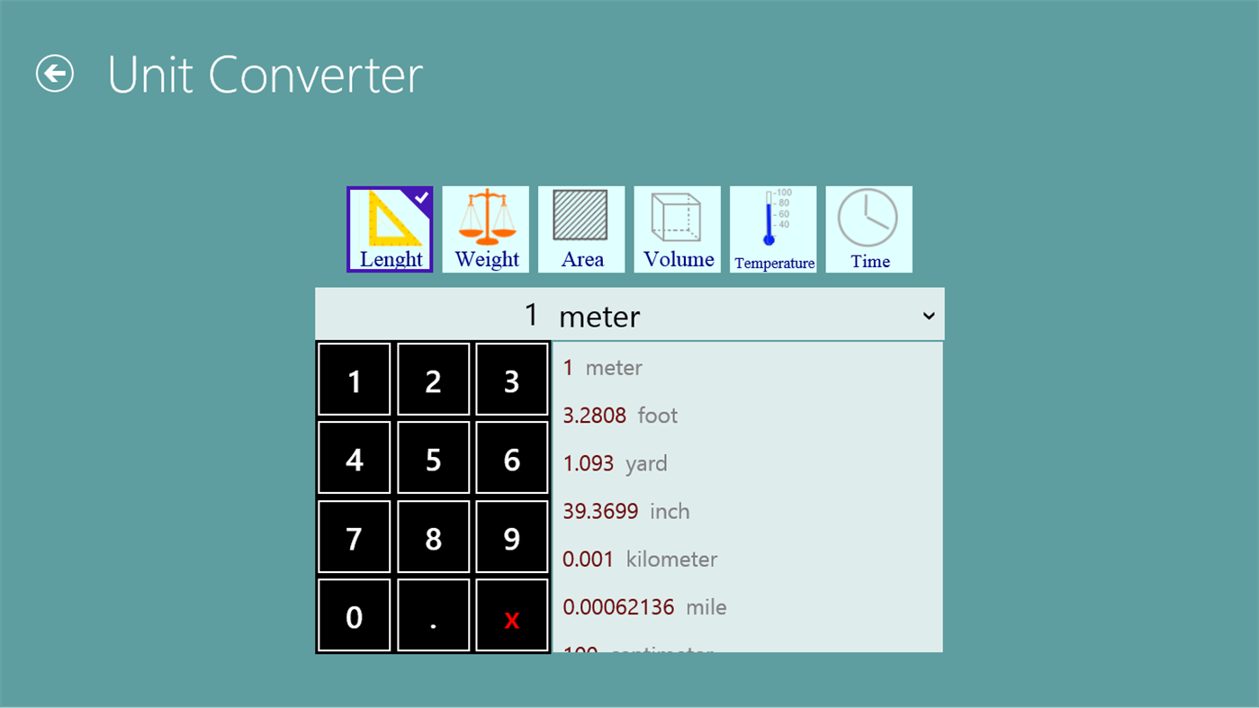 #2. converter units (Windows) 来自: Metin Morris