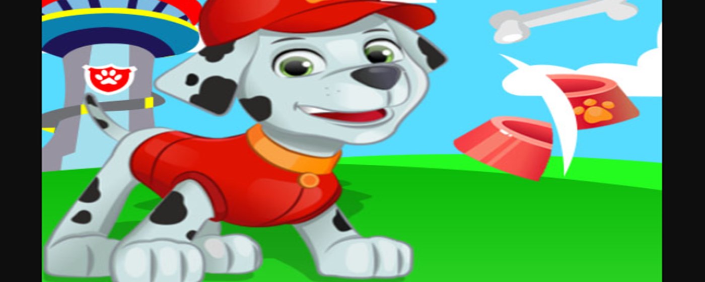 Paw Patrol Puppy Ninja Slice Fruit Game marquee promo image