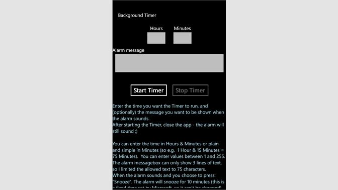 Get Background Timer - Microsoft Store