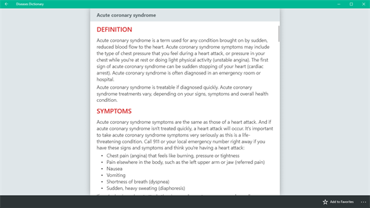 Diseases Dictionary screenshot 4