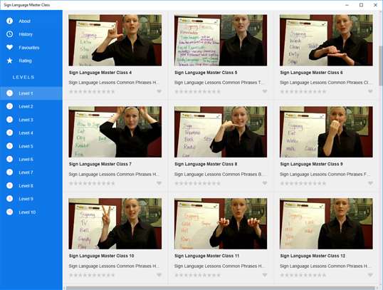 Sign Language Master Class screenshot 2