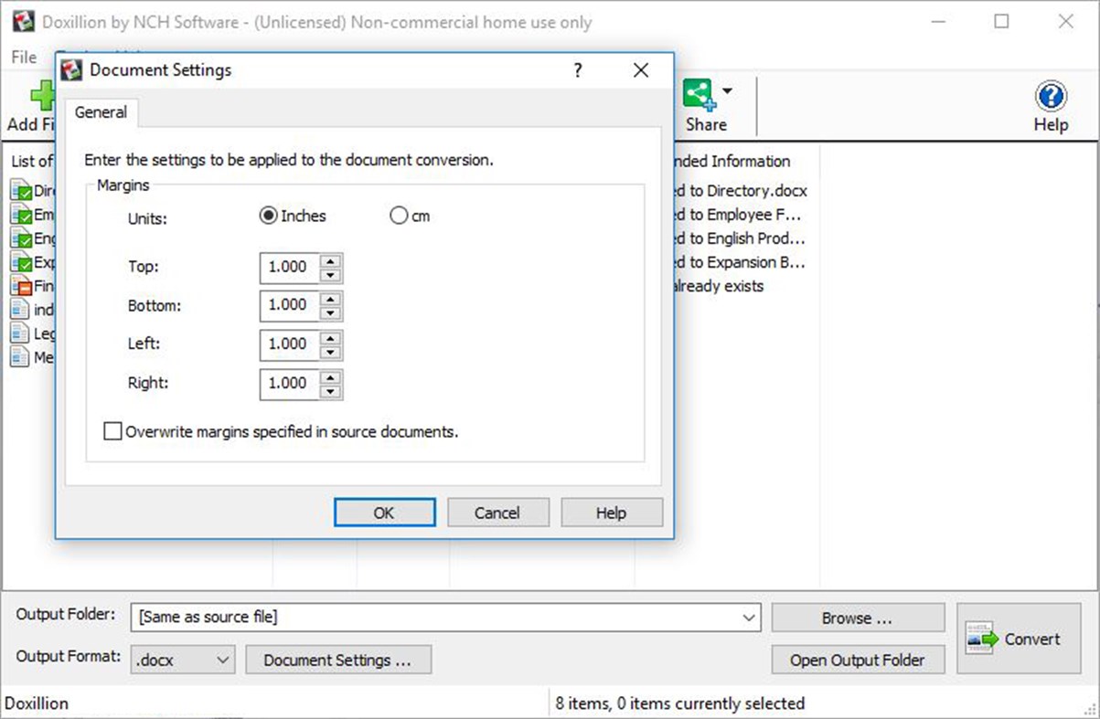 #4. Doxillion Document Converter Express Edition (Windows) Podle: NCH Software