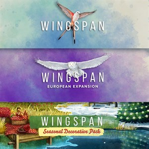 Wingspan + Expansão Europa + Pacote Decorativo Sazonal