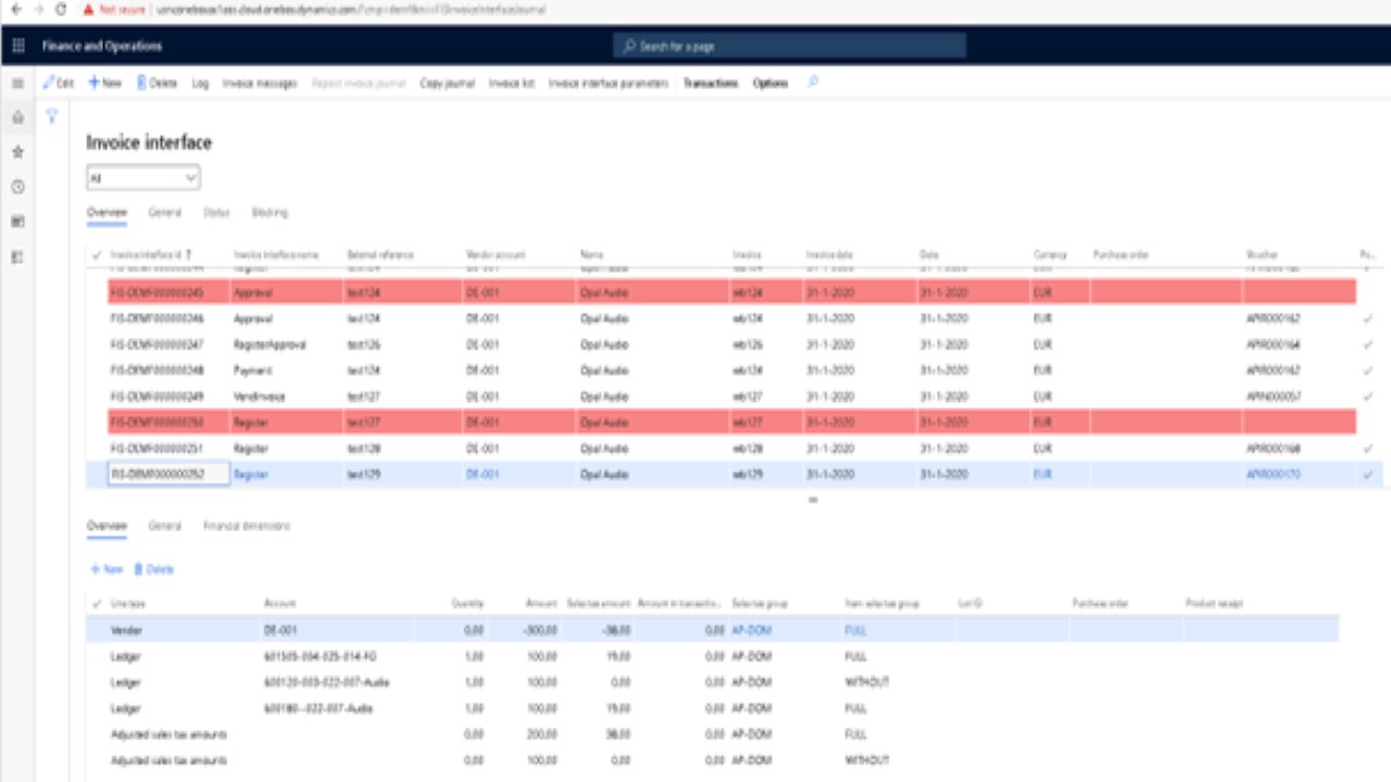 Snapshot 1 of Fresh Dynamics 365 F&SCM API Plugin for Purchase 2 Pay