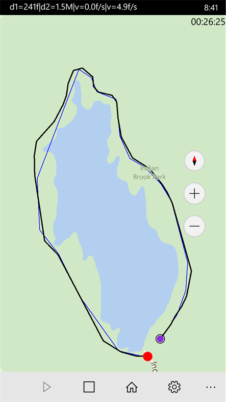 #1. Hiking Assistant Pro (Windows) By: Bouncing light trap