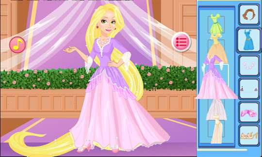 Rapunzel Charming Princess Dress Up screenshot 4