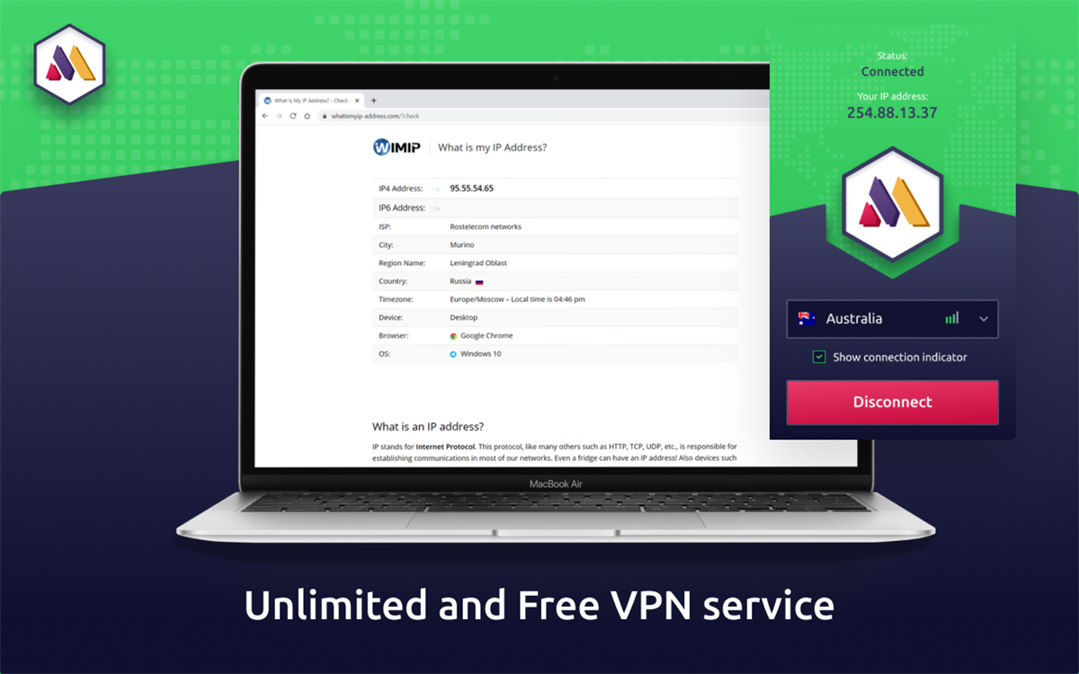 Motion VPN - Free Unlimited VPN Extension