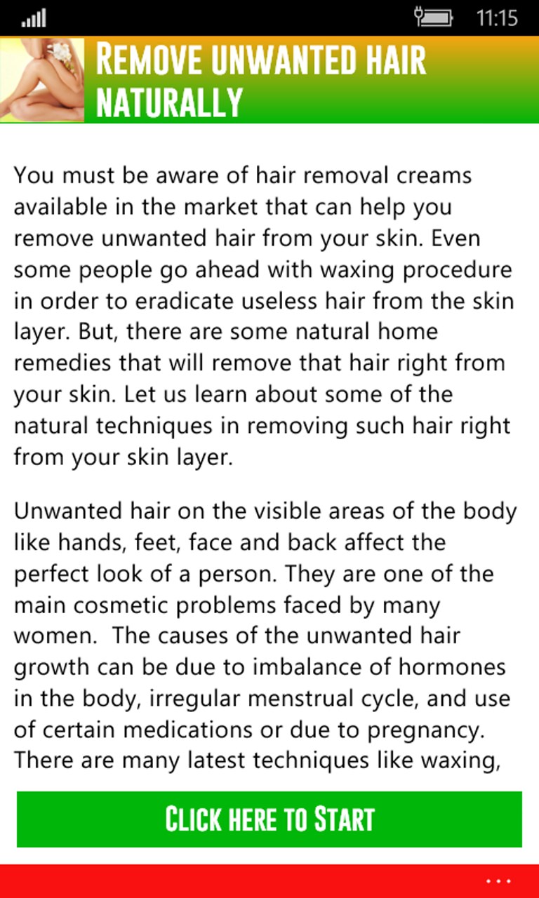 Get Remove Unwanted Hair Naturally Microsoft Store