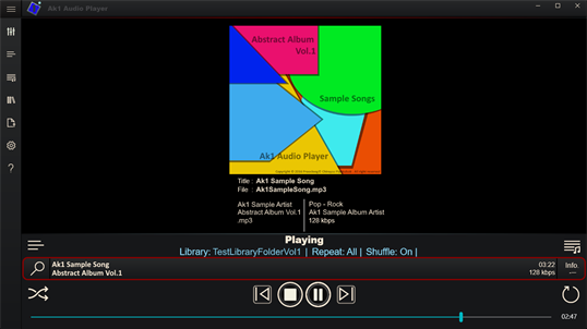 Ak1 Audio Player screenshot 3