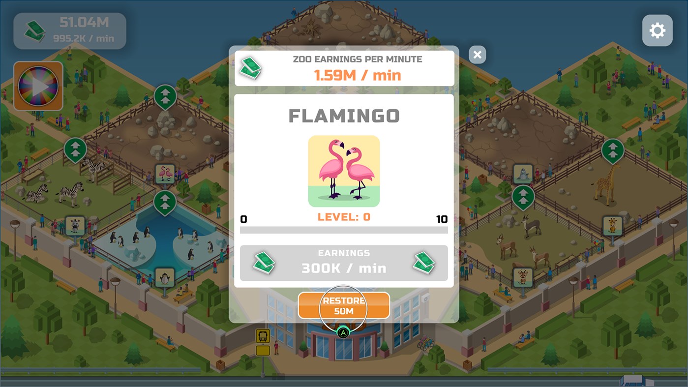 #4. Idle Zoo Park (Xbox) Por: Ocean Media