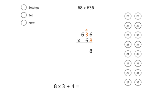 Long Multiplication screenshot 1