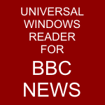 Universal Windows Reader for BBC News