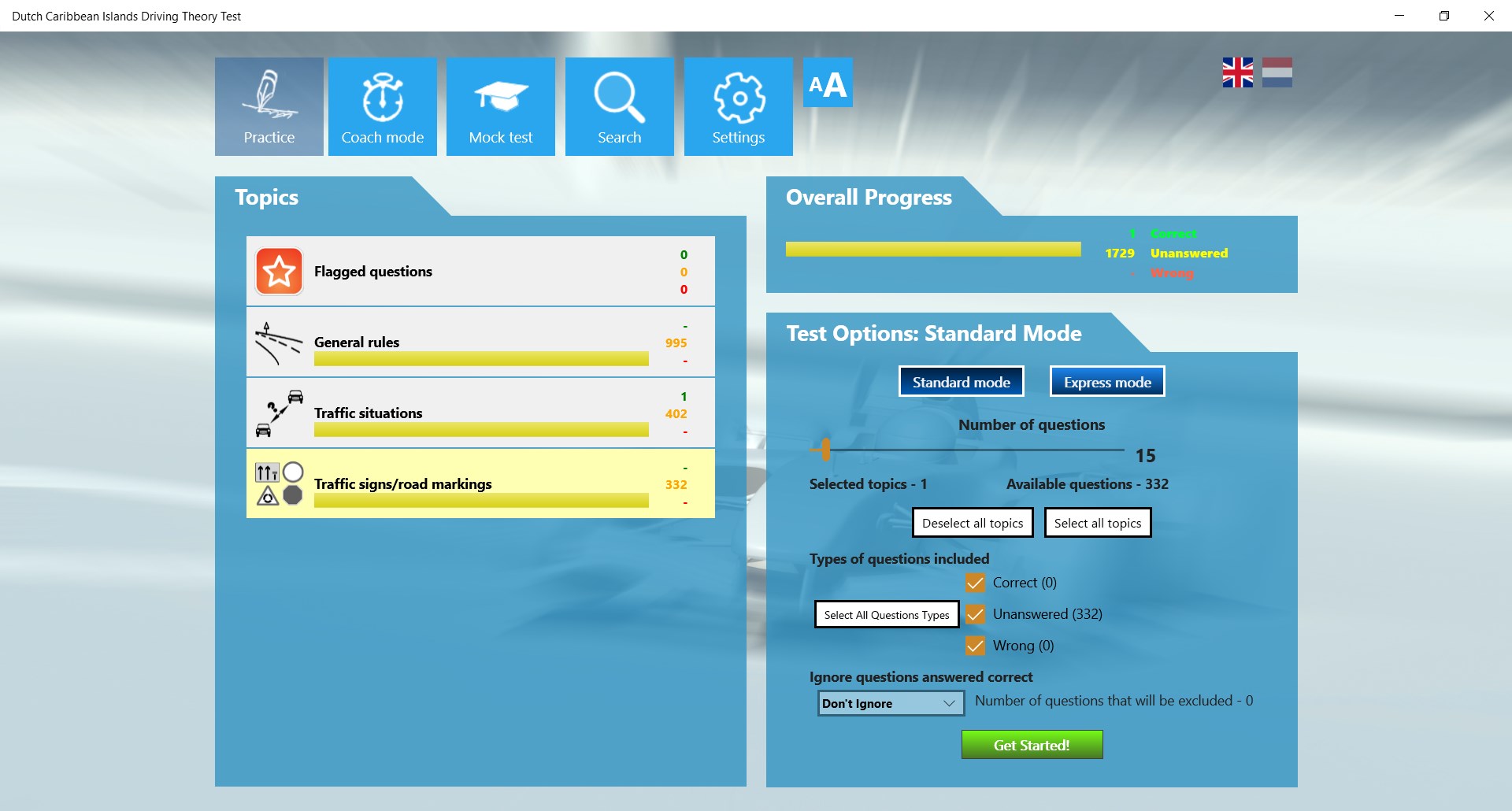 Driver License Test - Microsoft Apps