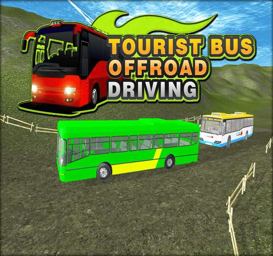 Tourist Bus Offroad Driving 3D screenshot 1