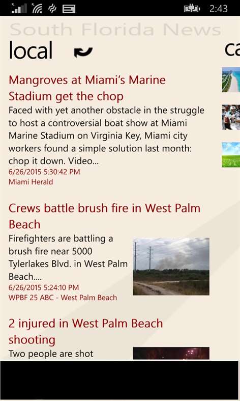 South Florida News Screenshots 2