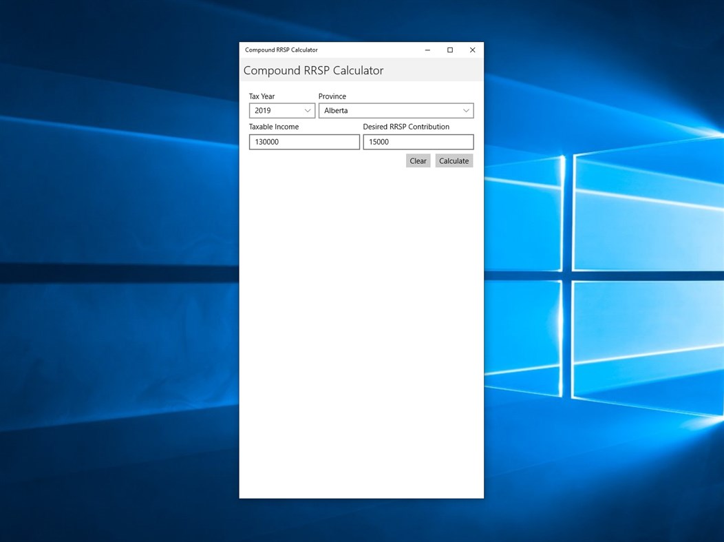 #1. Compound RRSP Calculator (Windows) Podle: MobileAnarchy