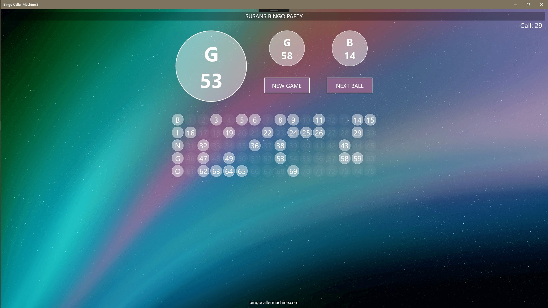 Bingo Caller Machine 2
