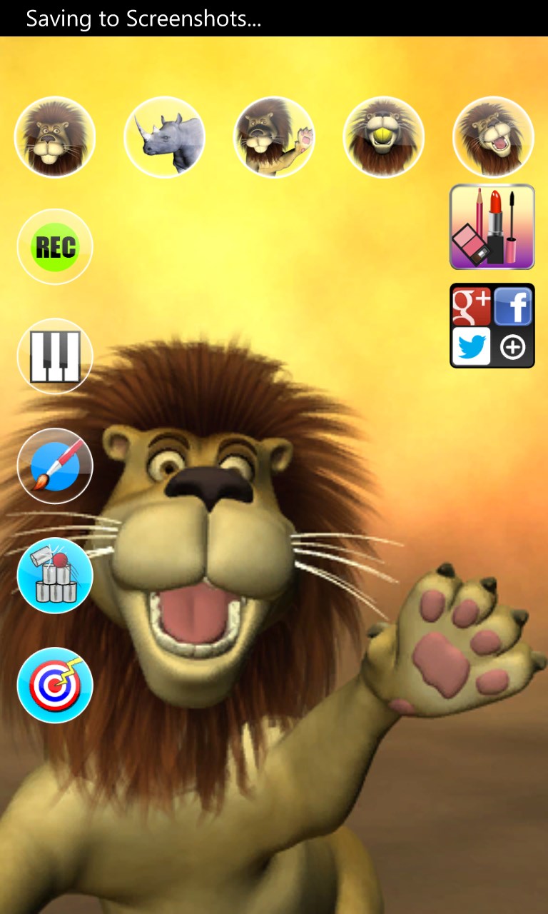 Talking Luis Lion for Windows 10 Mobile