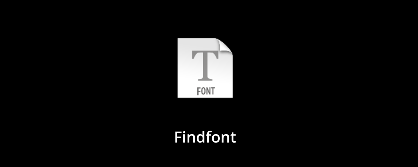 Find Font marquee promo image