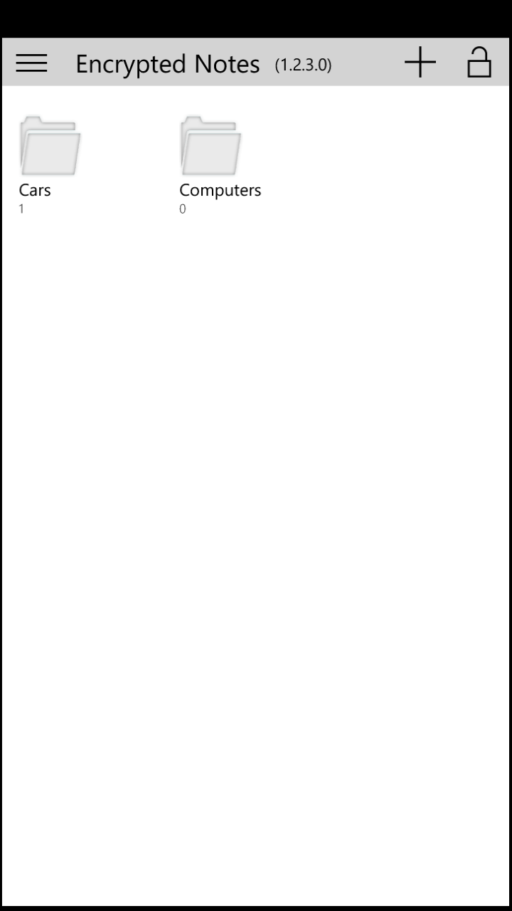 Encrypted Notes UW for Windows 10