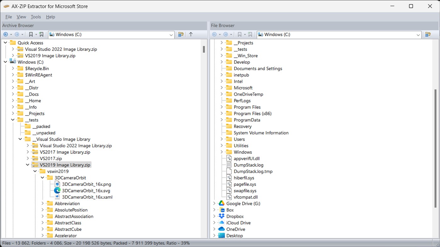 #2. AX-ZIP Extractor (Windows) 由: AX Systems