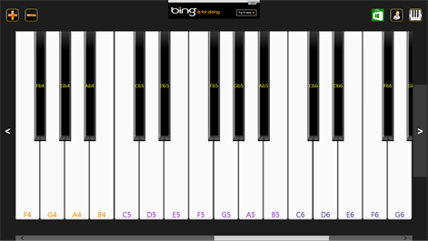 Clavier Piano Keyboard Aplicaciones De Windows En - roblox piano sheets titanium
