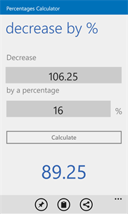 Percentages Calculator screenshot 6