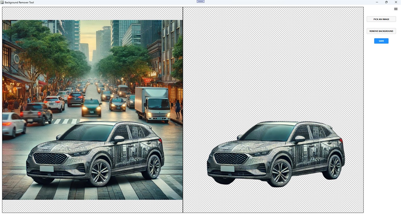 #5. Background Remover Tool (Windows) By: Megaish