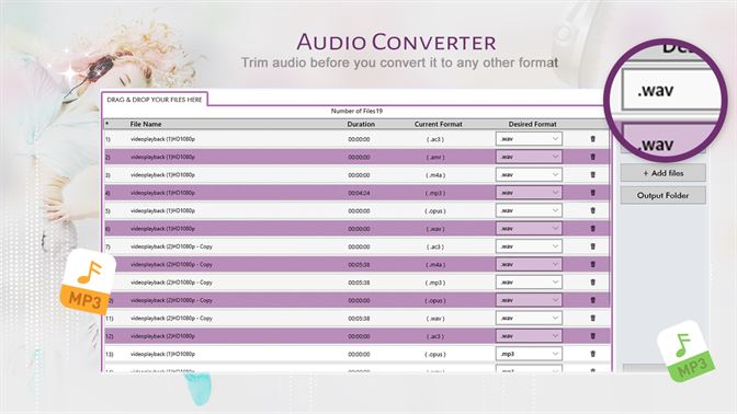 Convert audio