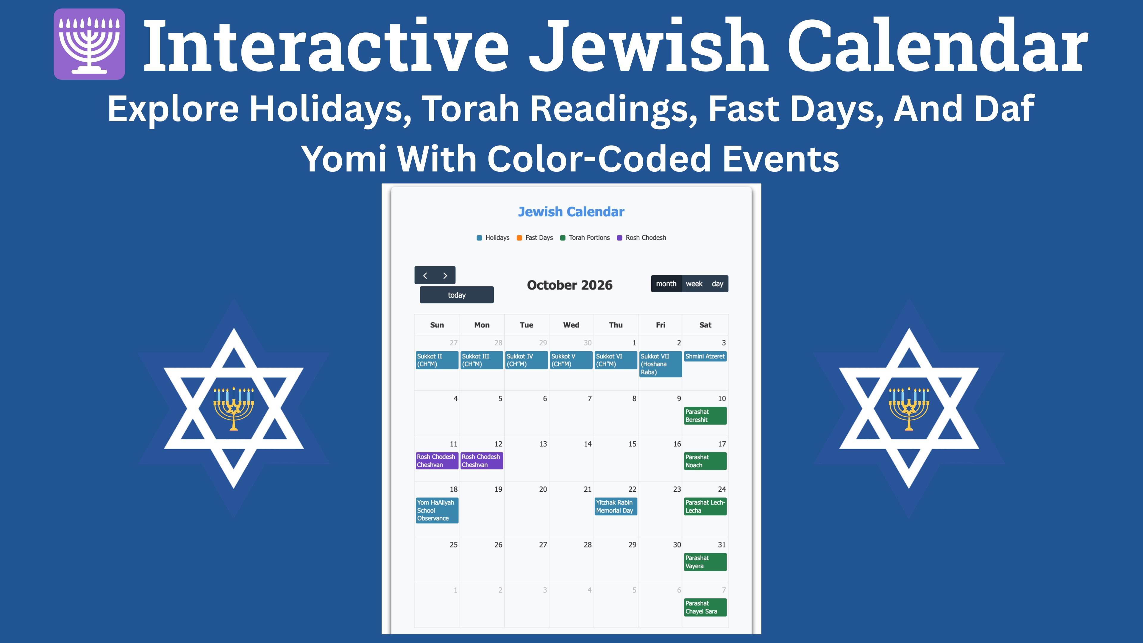 Messianic jewish calendar app