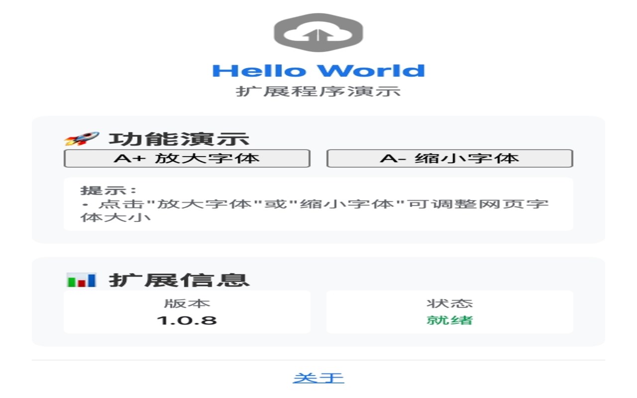 Hello World 扩展程序