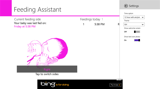 Feeding Assistant screenshot 2