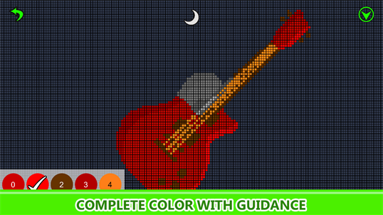 Musical Instruments Color By Number: Pixel Art, Sandbox Coloring Book screenshot 3