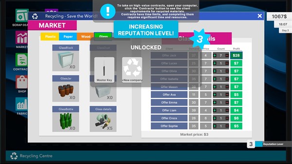 Recycling Station Simulator — 5