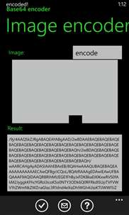 Base64 encoder screenshot 1