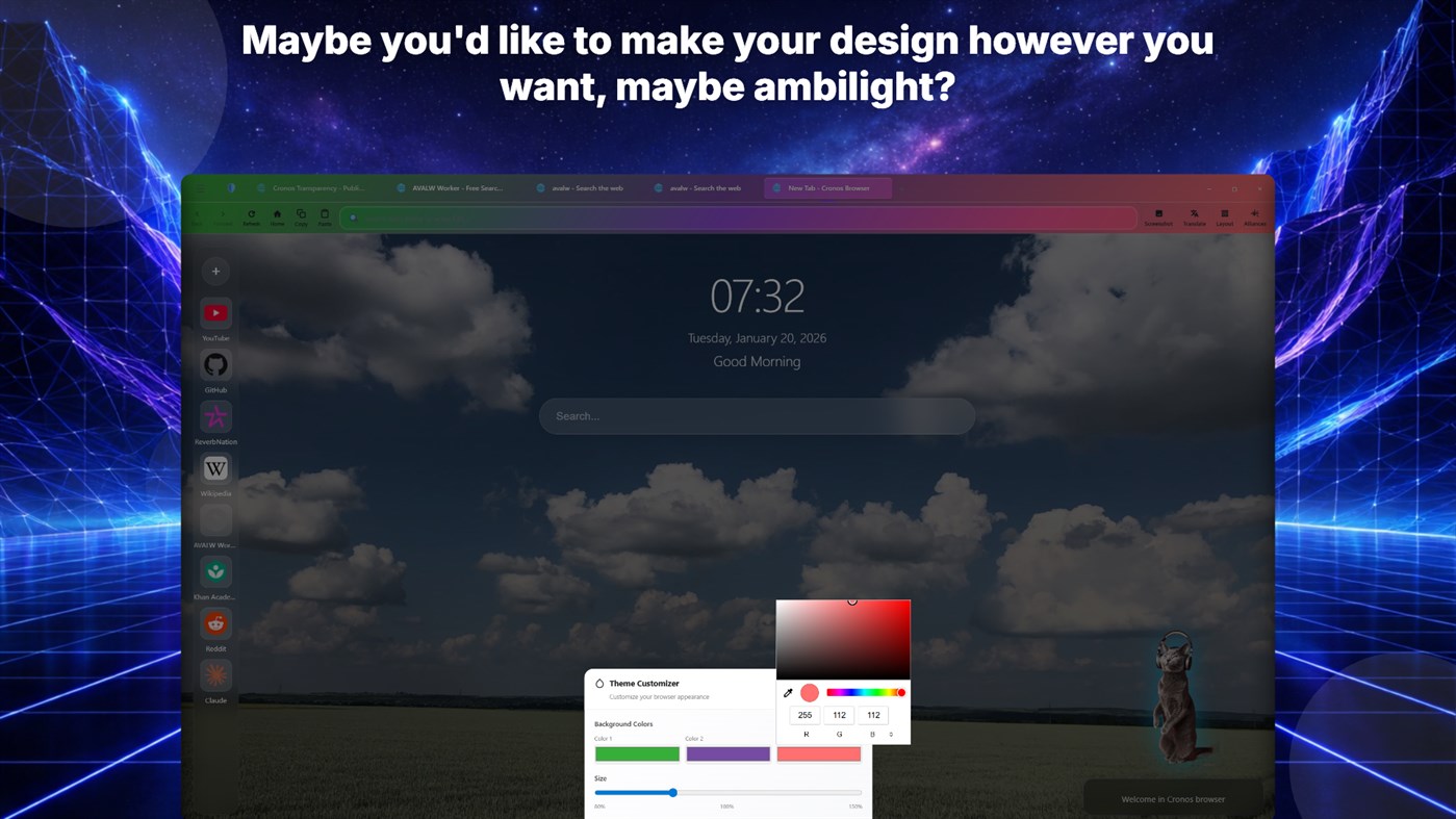 #5. Cronos Browser (Windows) Ved: Avalw