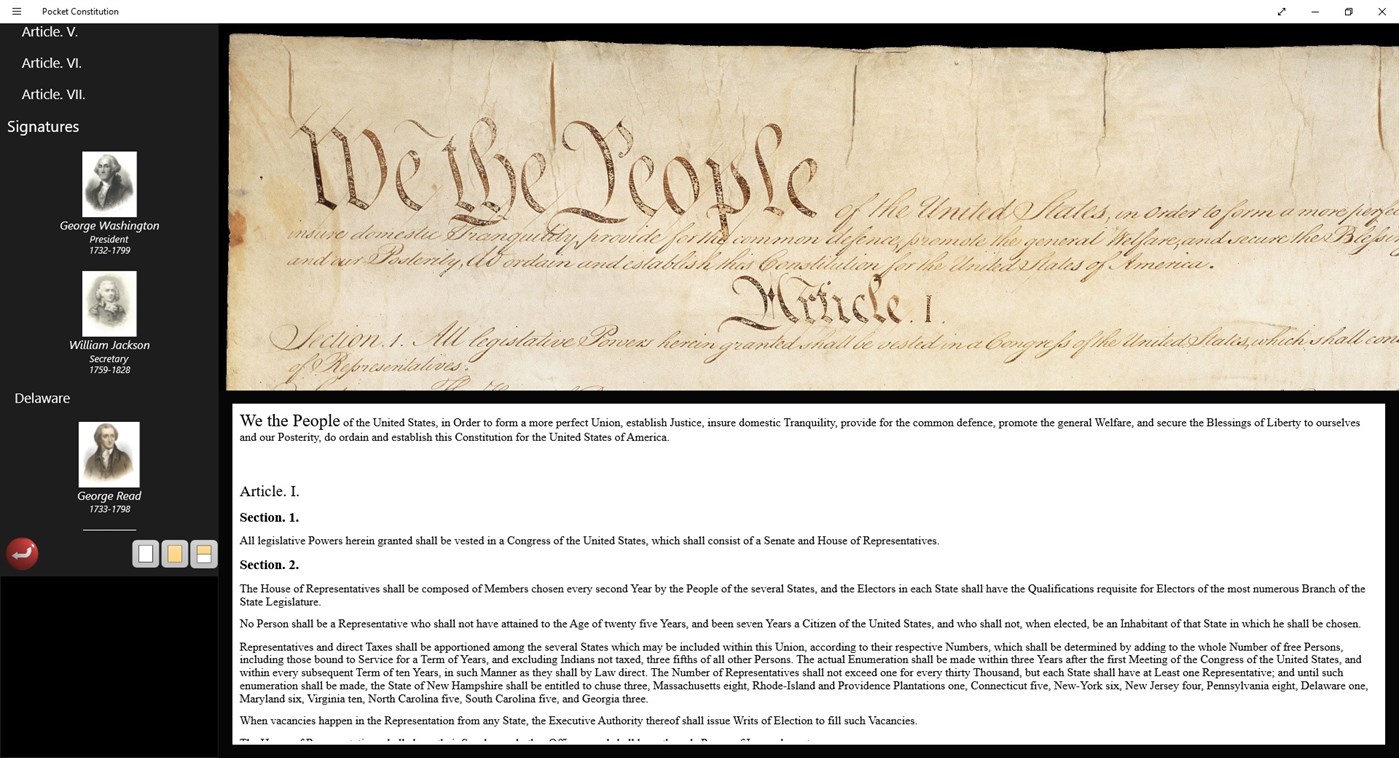 #1. Pocket Constitution (Windows) Av: QuaverMouse Games Ltd