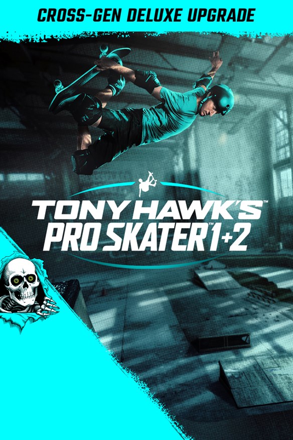 Tony Hawk's Pro Skater 1 + 2 - Cross-Gen Deluxe Upgrade Xbox Series X|S and Xbox One cover art