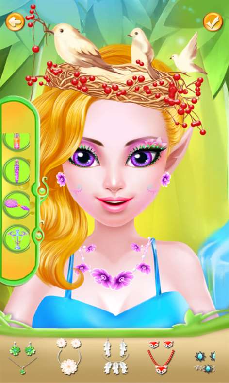 fairy fashion salon - beautiful girl makeup spa Screenshots 2