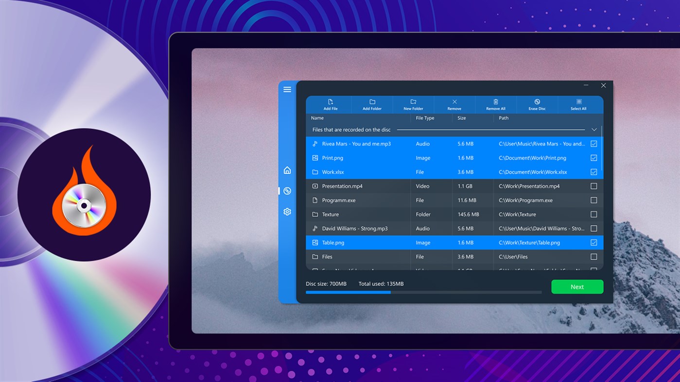 #3. Burn Disk CD DVD Blu-ray (Windows) 来自: Articent Group LLC