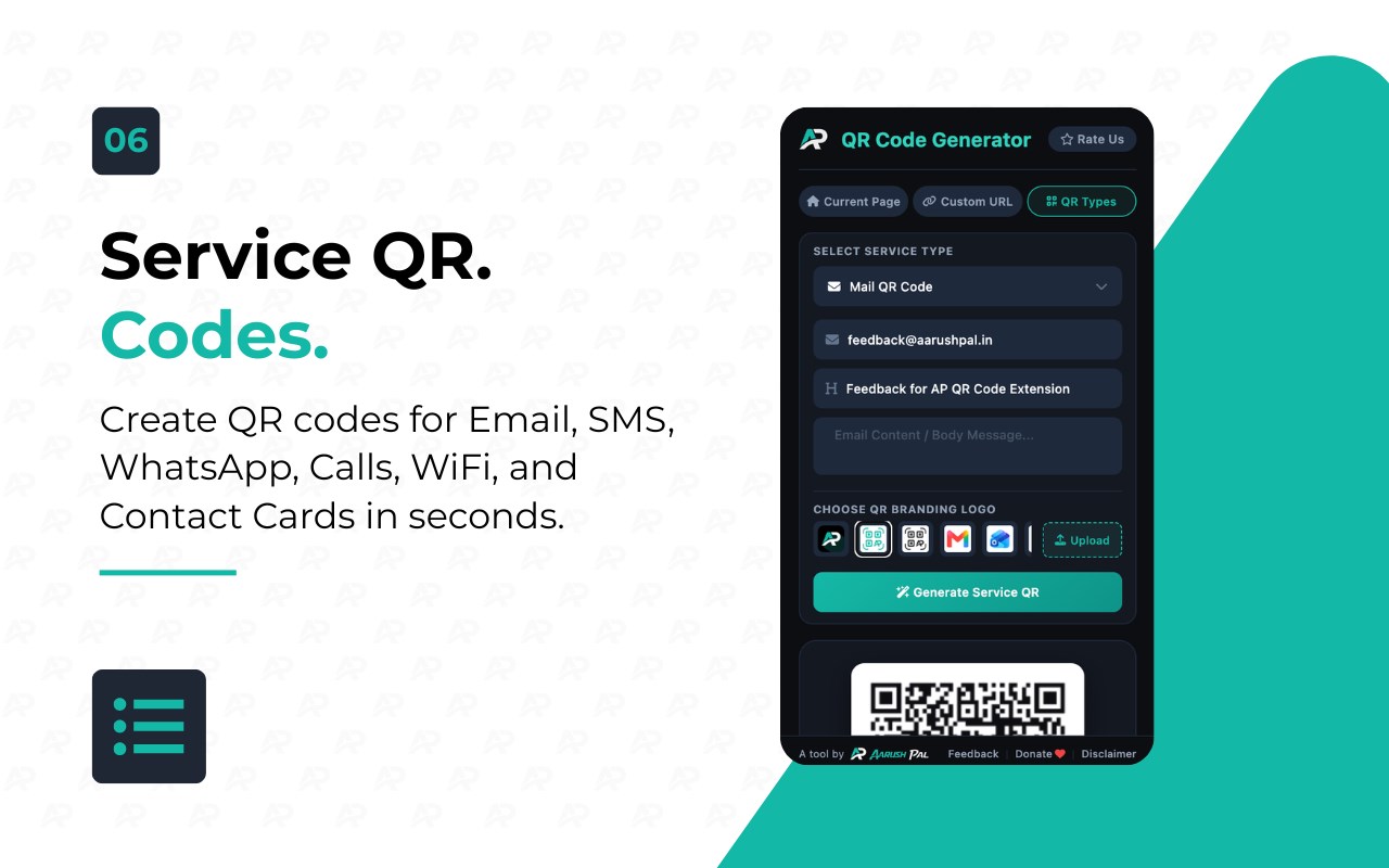 Service QR Code Interface