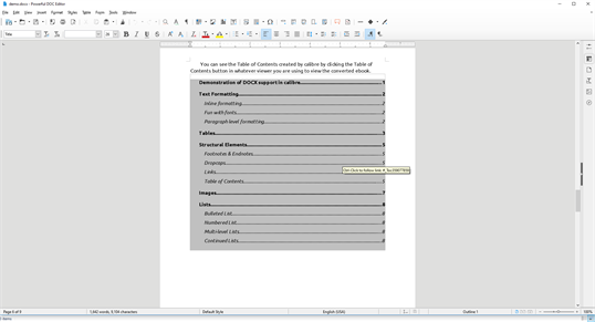 Powerful DOCX Editor screenshot 4