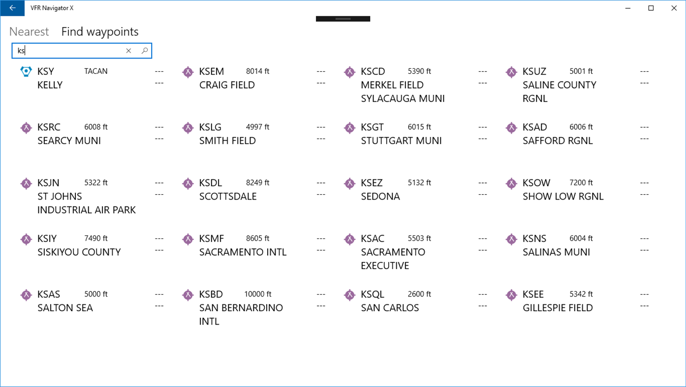 #7. VFR Navigator X (Windows) Av: Pilot Pocket Software
