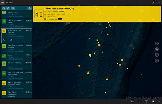 Terrae Motus - Earthquakes tracking screenshot 2